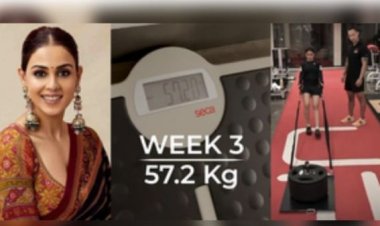 जेनेलिया देशमुख ने अनूठे अंदाज में अपने जिम ट्रेनर को कहा हैप्पी बर्थडे