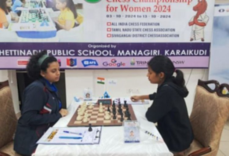 महिला राष्ट्रीय शतरंज: पद्मिनी ने सरयू को हराकर एकल बढ़त हासिल की