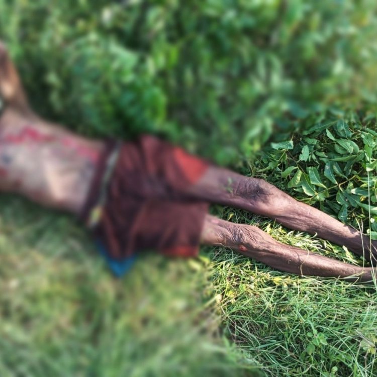 बांद्रा गांव में मिला बुजुर्ग का शव:नहीं हो पाई पहचान, घंसौर पुलिस जांच में जुटी