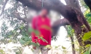 सीधी में पेड़ से लटकी मिली अधेड़ की लाश:गांव के चरवाहे ने सबसे पहले देखा शव, ग्रामीणों ने पुलिस को दी जानकारी