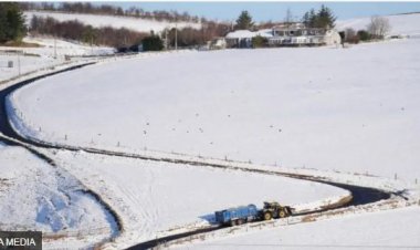 ब्रिटेन के मौसम विभाग ने भारी बर्फबारी की चेतावनी जारी की
