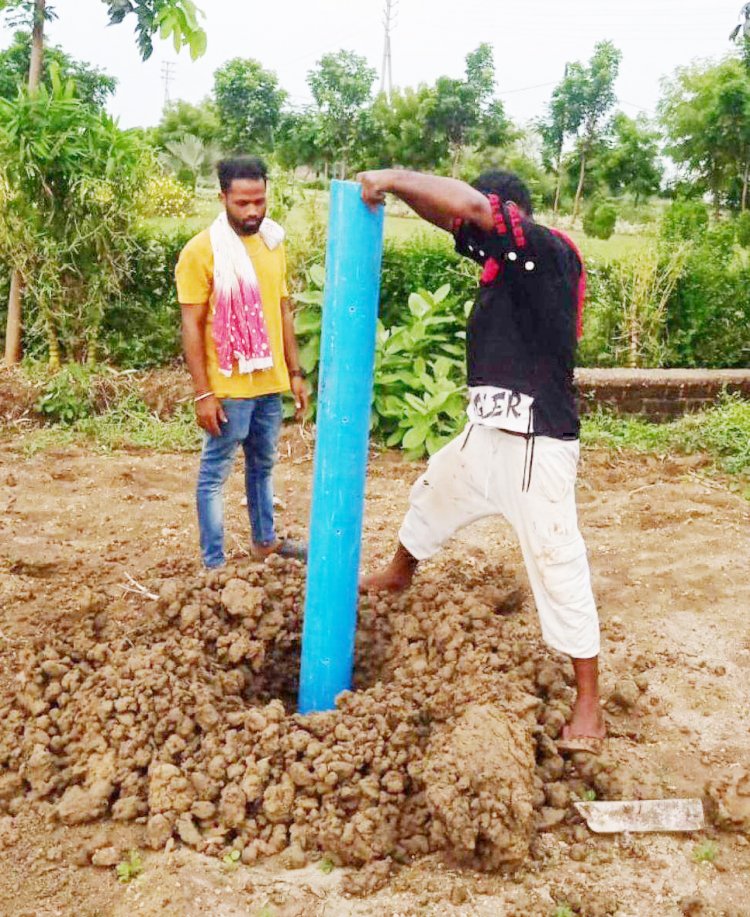 दो माह के भीतर 900 से अधिक रेन वाटर पिट तैयार