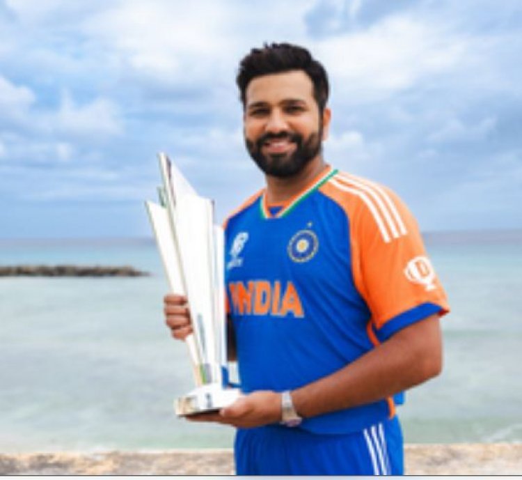 रोहित आईसीसी पुरुष टी20 टीम ऑफ द ईयर के कप्तान चुने गए जबकि पांड्या, बुमराह, अर्शदीप टीम में शामिल