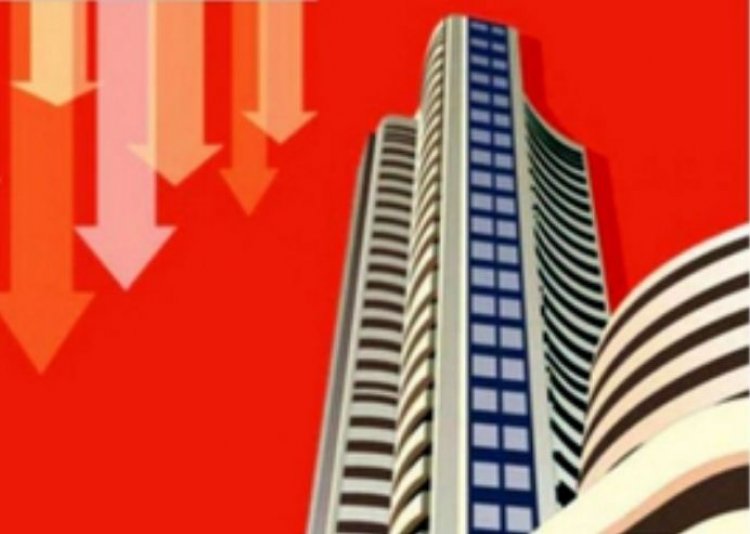 शेयर बाजार लाल निशान में हुआ बंद, सेंसेक्स 319 अंक फिसला