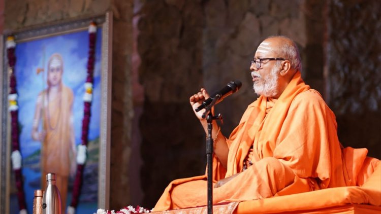 महाकुम्भ में ‘एकात्म धाम मंडपम्’ में साधना पंचकम् एवं मनीषा पंचकम् पर व्याख्यान