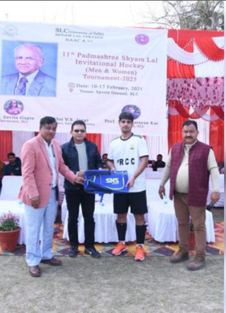 11वां पद्मश्री श्याम लाल हॉकी टूर्नामेंट :खालसा और श्रीराम कॉलेज ने ड्रॉ खेला, दिल्ली यूनिवर्सिटी एलुमना जीती