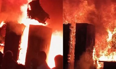 BIG NEWS : सौरभ इंटरप्राइजेज में भीषण आग, लाखों का सामान जलकर राख