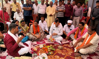 चार वार्डो में 01 करोड 04  लाख रुपए के विकास कार्यों की सौगात दी उद्योग मंत्री ने