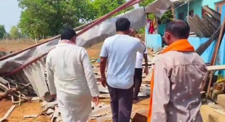 CG : तेज आंधी-तूफान से गई आठ माह के नवजात बच्चे की जान, राहत कार्य जारी