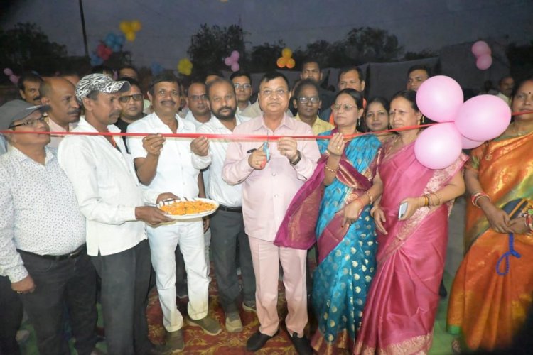 उद्योग मंत्री  लखन लाल देवांगन ने क्षत्रिय राठौर समाज के भवन के विकास कार्यों का किया लोकार्पण 