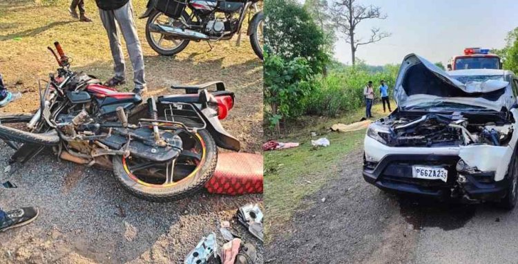 Accident News- दर्दनाक सड़क हादसा: NH-30 बना मौत का मार्ग, हादसे में पिता-बेटी की मौत, दो महिलाओं की हालत गंभीर