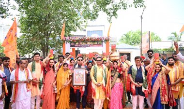 *कलश यात्रा और हरिनाम संकीर्तन से हुई विधायक डॉ संपत अग्रवाल के जन्मदिवस की पावन शुरुआत* 