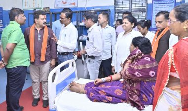 उपमुख्यमंत्री  विजय शर्मा एवं वनमंत्री श्री कश्यप ने भानपुरी स्थित प्राथमिक स्वास्थ्य केन्द्र का किया आकस्मिक निरीक्षण