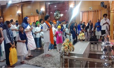 गुरमत कैंप का समापन : बच्चों एवं शिक्षकों को किया गया सम्मानित