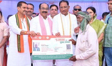 पीएम आयुष्मान वय-वंदना कार्ड बनाने में छत्तीसगढ़ देश में 5वें स्थान पर