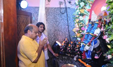 शनि जयंती के पावन अवसर पर उत्तर विधायक पुरंदर मिश्रा ने की पूजा-अर्चना