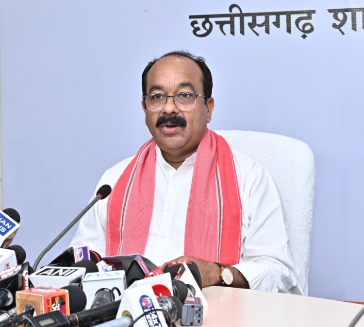 उप मुख्यमंत्री  अरुण साव ने कैबिनेट की बैठक में लिए गए निर्णयों की जानकारी दी