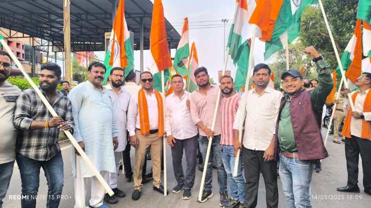 सर्वसमाज रायपुर द्वार भव्य तिरंगा यात्रा का आयोजन 21 मई को शारदा चौक से