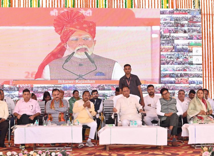प्रधानमंत्री  नरेंद्र मोदी ने छत्तीसगढ़ के 05 अमृत स्टेशनों का किया उद्घाटन