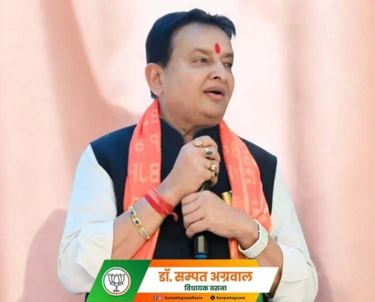 प्रधानमंत्री मोदी के 11 वर्षों पर विधायक डॉ. संपत अग्रवाल का बयान, विधायक ने कहा-यह एक ऐतिहासिक सफर 