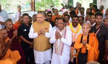 मुख्यमंत्री विष्णुदेव साय ने भगवान गौतम बुद्ध की पूजा कर प्रदेशवासियों की सुख-समृद्धि की कामना की…