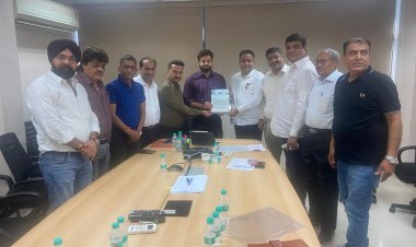 जीएसटी समस्याओं को लेकर जीएसटी कमिश्नर मीणा से मिले चेम्बर पदाधिकारी