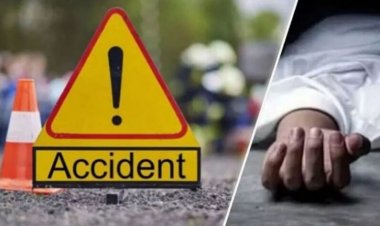 CG ACCIDENT : ट्रैक्टर की टक्कर से बाइक सवार तीन लोगों की मौत, चालक फरार