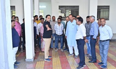 पूर्व केबिनेट मन्त्री पश्चिम विधायक राजेश मूणत के कोटा में नवीन शासकीय महाविद्यालय भवन को शीघ्र पूर्ण कराने के निर्देश