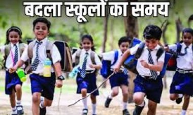छत्तीसगढ़ में बढ़ते तापमान को देखते हुए स्कूलों के समय में हुआ परिवर्तन
