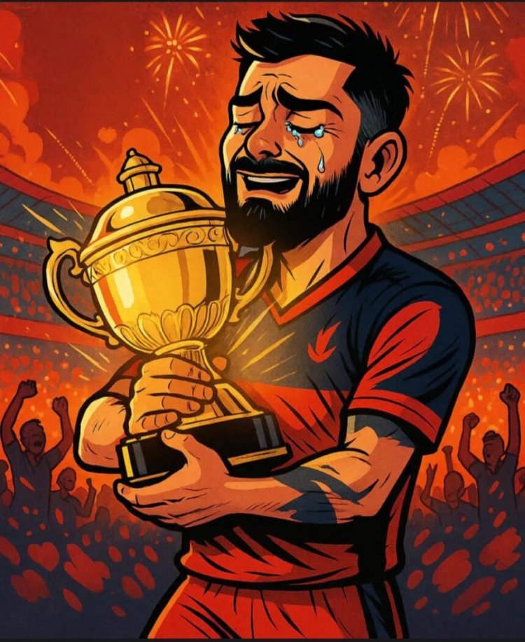 RCB ने 17 साल बाद जीता आईपीएल खिताब, रोमांचक मुकाबले में पंजाब किंग्स को 6 रन से हराया, विराट की आँखें हुई नम
