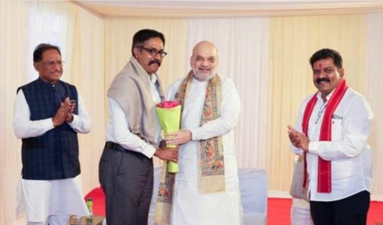 छत्तीसगढ़ के अफसरों का दिल्ली में सम्मान, केंद्रीय गृहमंत्री बोले-नक्सल ऑपरेशन को सफल बनाने वाले जवानों से भी जल्द छत्तीसगढ़ आकर मिलूंगा...