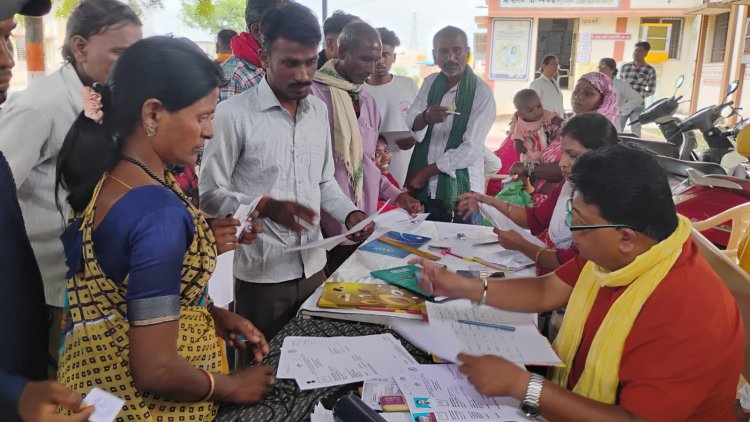 नगपुरा दिव्यांगजन शिविर में 49 का पंजीयन