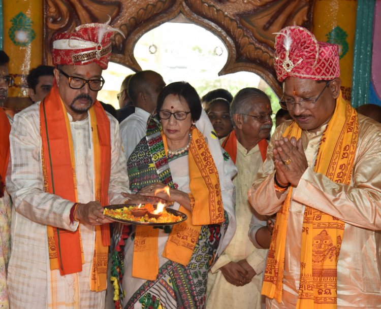 रथयात्रा महोत्सव में शामिल हुए राज्यपाल श्री डेका