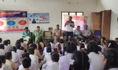 मर्दापाल में साइबर क्राईम जागरूकता अभियान स्कूली बच्चों को दी गई पॉक्सो एक्ट और बाल अधिकार की जानकारी