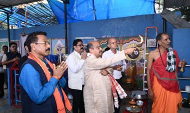 उत्तर विधायक  पुरंदर मिश्रा ने जगदलपुर स्थित जगन्नाथ मंदिर में किए दर्शन