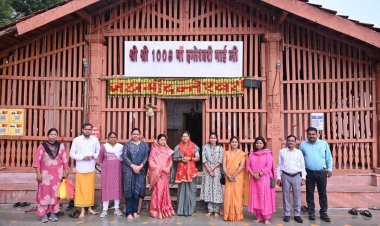 बस्तर प्रवास पर दंतेवाड़ा पहुंची मंत्री श्रीमती लक्ष्मी राजवाड़े, मां दंतेश्वरी के किए दर्शन