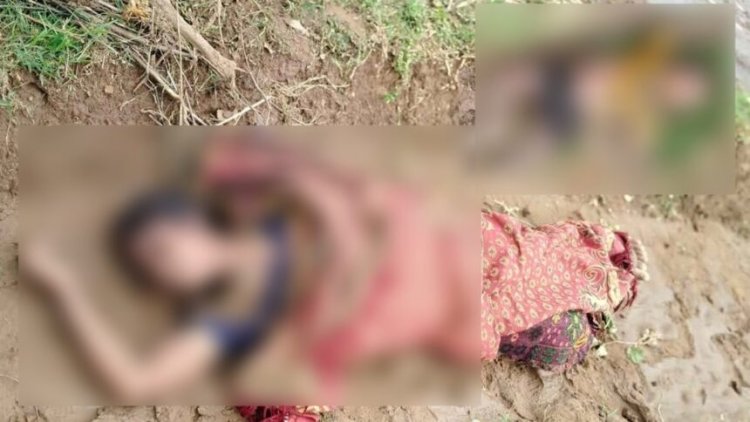 दो साल के बेटे को लेकर मायके से ससुराल लौट रही महिला उफनते नाले में बही, दोनों की मौत, गांव में पसरा मातम