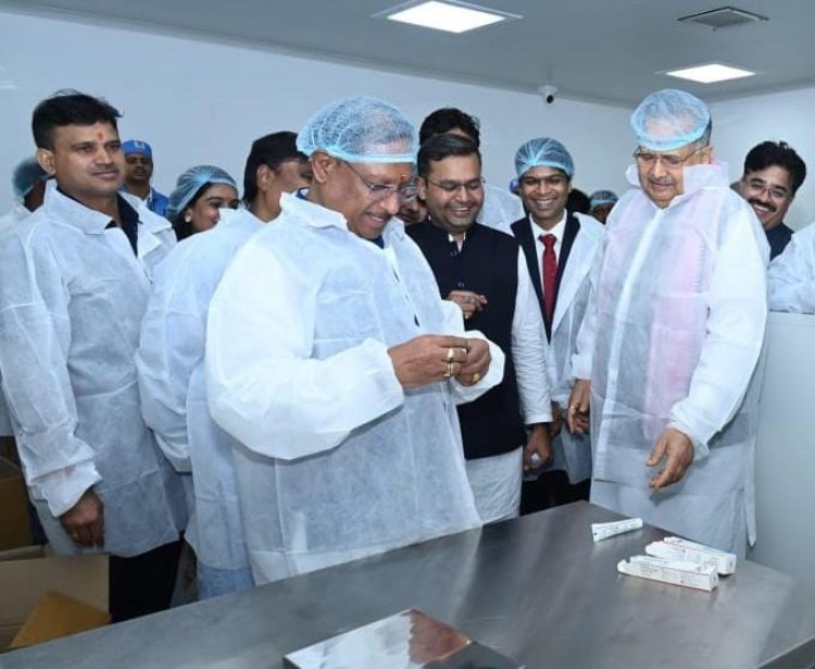 मुख्यमंत्री ने एस्पायर फार्मास्यूटिकल्स की नवनिर्मित इकाई का किया भव्य शुभारंभ