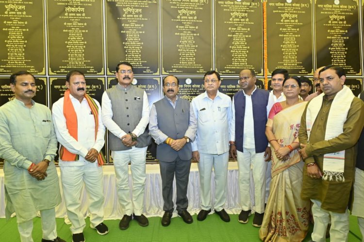 उप मुख्यमंत्री ने अटल परिसर का किया लोकार्पण, 30 करोड़ के विकास कार्यों का किया भूमि पूजन….