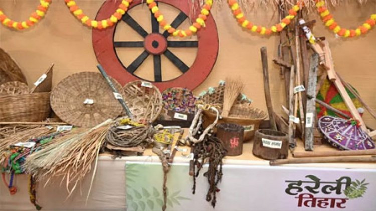 मुख्यमंत्री निवास में हरेली उत्सव: छत्तीसगढ़ी परंपराओं की झलक, पारंपरिक कृषि यंत्रों के साथ बिखरी सांस्कृतिक छटा