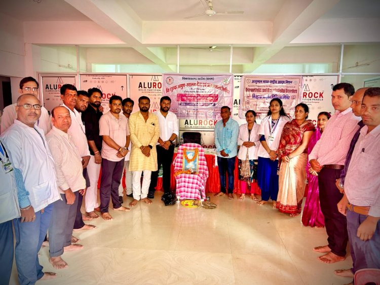 पवनी के आयुष स्वास्थ्य मेला का आयोजन, 500 से अधिक लोगो ने उठाया लाभ 