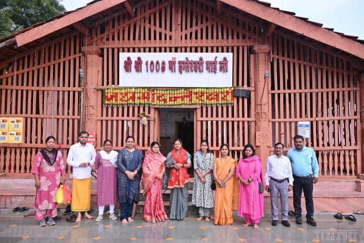 बस्तर प्रवास पर दंतेवाड़ा पहुंची मंत्री श्रीमती लक्ष्मी राजवाड़े, मां दंतेश्वरी के किए दर्शन