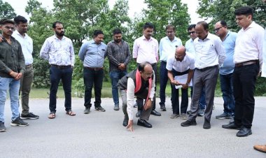 सड़क निर्माण की गुणवत्ता में न हो लापरवाही -  अरुण साव