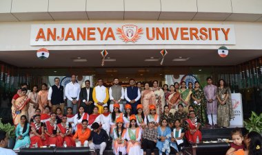 आंजनेय विश्वविद्यालय में 79वां स्वतंत्रता दिवस उत्साहपूर्वक मनाया गया