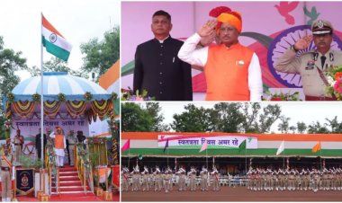 स्वतंत्रता दिवस : सीएम साय ने पुलिस परेड ग्राउंड में किया ध्वजारोहण, उत्कृष्ट कार्य के लिए 34 पुलिस जवानों को किया सम्मानित