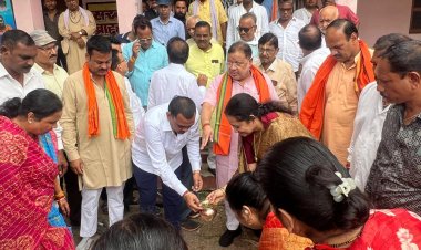 सरजूबांधा मुक्तिधाम में शेड निर्माण विधायक निधि से करवाने की दक्षिण विधायक की घोषणा