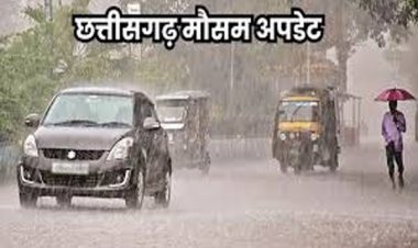 Weather Update : छत्तीसगढ़ के इन क्षेत्रों में आज होगी भारी बारिश, मौसम विभाग ने जताई संभावना