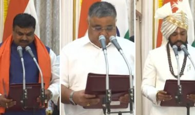Sai Cabinet Expansion: साय मंत्रिमंडल का हुआ विस्तार, इन तीन विधायकों ने ली मंत्रीपद की शपथ