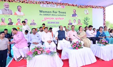 उप मुख्यमंत्री ने 'वीमेन फॉर ट्रीज' अभियान का किया राज्य स्तरीय शुभारंभ