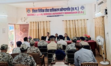 नेशनल लोक अदालत की तैयारी को लेकर थाना प्रभारियों का लिया गया बैठक
